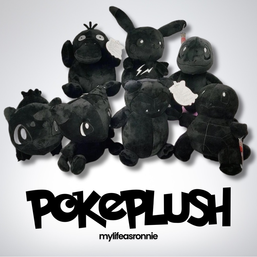 Pokemon Plush: Monochrome